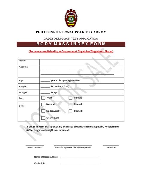 pnpa bmi form|pnp academy.